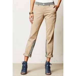 Pilcro & The Letterpress Khaki Hyphen Pants Sz 28